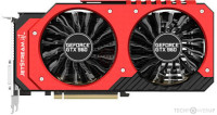 Видеокарта 2Gb Palit GeForce GTX 960 Jetstream, 2GB GDDR5, 2x DVI, HDMI, DisplayPort