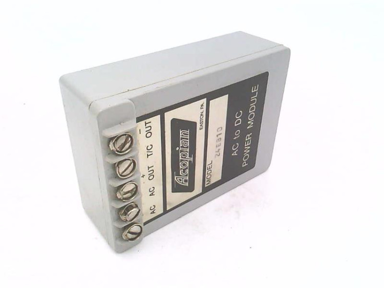 ACOPIAN 24EB10 POWER SUPPLY 0.1AMP 24V ACOPIAN 24EB10 POWER SUPPLY 0.1AMP 24V