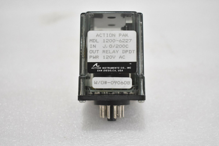 ACTION INSTRUMENTS 1200-6225L RELAY 11PIN 120VAC