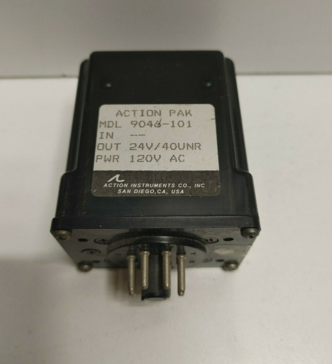 ACTION INSTRUMENTS 9046-101-1 2-WIRE TRANSMITTER POWER SUPPLY (24/40 VDC, 65MA), 120 VAC POWER ACTION INSTRUMENTS 9046-101-1 2-WIRE TRANSMITTER POWER SUPPLY (24/40 VDC, 65MA), 120 VAC POWER