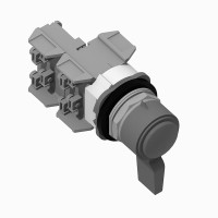 ALLEN BRADLEY 800T-JG16 SELECTOR SWITCH GRAY 3POS SPR RET RGT NO CONTACT
