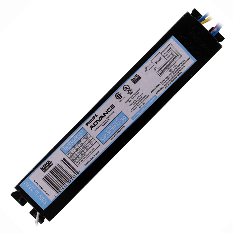 ADVANCE BALLAST IOPA3P32SC35I ELE BALLAST (3) F32T8 120-277V ADVANCE BALLAST IOPA3P32SC35I ELE BALLAST (3) F32T8 120-277V