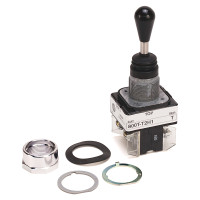 ALLEN BRADLEY 800T-T2H1EEXX 30.5MM TYPE 4/13 TOGGLE SWITCH, TWO WAY TOGGLE, UP DOWN-MAINT., 1 NC, 1 NC