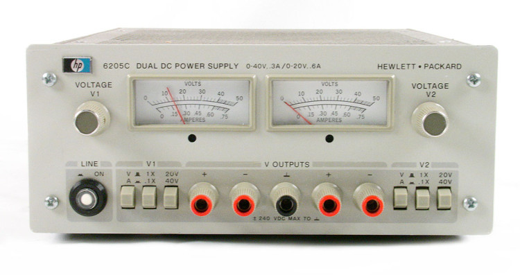 AGILENT 6205C POWER SUPPLY DC DUAL 3-6AMP 0.4-0-20V AGILENT 6205C POWER SUPPLY DC DUAL 3-6AMP 0.4-0-20V