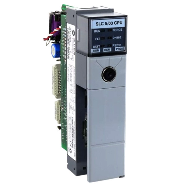 ALLEN BRADLEY 1747-L532  SLC 5/03 CONTROLLER, 16K MEMORY DH-485 AND (RS-232 OR DH-485)