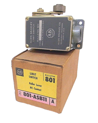 ALLEN BRADLEY 801-ASB11 SWITCH,LIMIT 120V/3 A - 600V/0.6 A