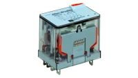 ALLEN BRADLEY 700-HF33A1-4 700-HF GENERAL PURPOSE MINIATURE SQUARE BASE RELAY, 10 AMP CONTACT, 3PDT, 120V 50/60HZ, PILOT LIGHT