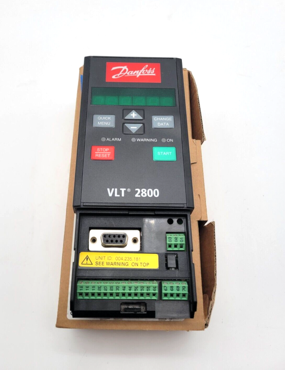 DANFOSS 195N0600 KEYPAD/DISPLAY FOR DRIVE VLT-2800 DANFOSS 195N0600 KEYPAD/DISPLAY FOR DRIVE VLT-2800