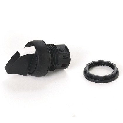 ALLEN BRADLEY 800FP-SM32-BP 800F 3 POSITION SELECTOR SWITCH - PLASTIC, MAINTAINED, BLACK, STANDARD KNOB, STANDARD ORIENTATION, BULK PACK (QTY. 10) ALLEN BRADLEY 800FP-SM32-BP 800F 3 POSITION SELECTOR SWITCH - PLASTIC, MAINTAINED, BLACK, STANDARD KNOB, STANDARD ORIENTATION, BULK PACK (QTY. 10)