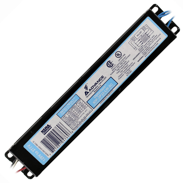 ADVANCE BALLAST IOPA3P32SC35M ELE BALLAST (3) F32T8 120-277V ADVANCE BALLAST IOPA3P32SC35M ELE BALLAST (3) F32T8 120-277V