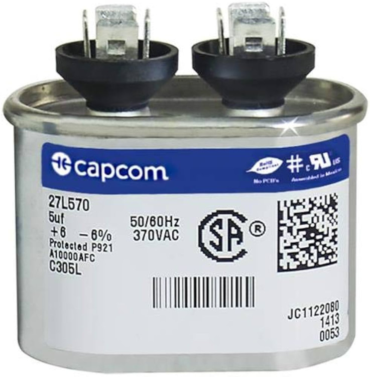 AEROVOX 59C9201 CAPACITOR 5UF 370V 60HZ