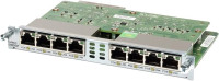 Eight port 10/100/1000 Ethernet switch interface card w/ PoE
