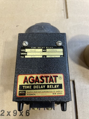 AGASTAT SST12QDA TIME DELAY RELAY 12VDC 1.8-180SEC
