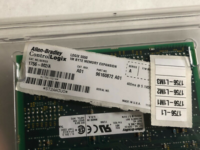 ALLEN BRADLEY 1756-M2 CONTROLLOGIX 1MBYTE WORDS EXPANSION MEMORY MODULE ALLEN BRADLEY 1756-M2 CONTROLLOGIX 1MBYTE WORDS EXPANSION MEMORY MODULE