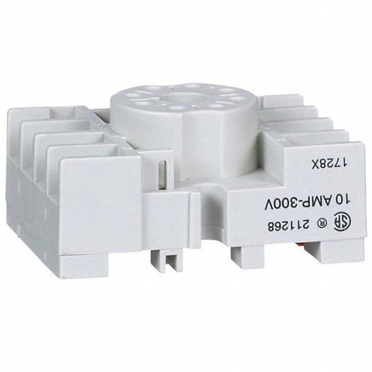 GROUPE SCHNEIDER 8501-NR51  RELAY SOCKET 10AMP 600VAC 8PIN DIN SCREW MOUNT