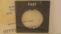 ALLEN BRADLEY 800H-W104 800H LEGEND PLATE,STANDARD,FAST,GRAY