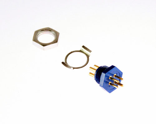 AMPHENOL 126-195 CONNECTOR MINI HEX 7PIN MALE W/CABLE CLAMP AMPHENOL 126-195 CONNECTOR MINI HEX 7PIN MALE W/CABLE CLAMP