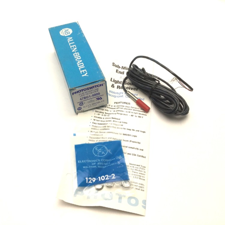 ALLEN BRADLEY 47BU1-400 PHOTOELECTRIC LED RECEIVER ALLEN BRADLEY 47BU1-400 PHOTOELECTRIC LED RECEIVER