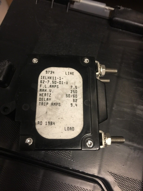 AIRPAX IELHK11-1-72-5.00-01-V CIRCUIT PROTECTOR, HYD-MAG, 2P, 240V 50A; INPUT VOLTAGE VAC:240V; NO. OF POLES:2; CURRENT RATING:50A; INTERRUPTING CAPACITY:7.5KA; DIELECTRIC STRENGTH AIRPAX IELHK11-1-72-5.00-01-V CIRCUIT PROTECTOR, HYD-MAG, 2P, 240V 50A; INPUT VOLTAGE VAC:240V; NO. OF POLES:2; CURRENT RATING:50A; INTERRUPTING CAPACITY:7.5KA; DIELECTRIC STRENGTH