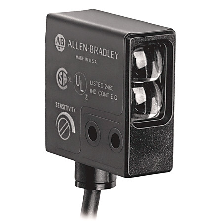 ALLEN BRADLEY 42SMP-7020 PHOTOELECTRIC SENSORS, MINIATURE RECTANGULAR, FIXED FOCUS DIFFUSE, MINIATURE RECTANGULAR, RED LED, 11 - 28 VDC, NPN, COMPLEMENTARY OUTPUTS, CABLE 2 M ALLEN BRADLEY 42SMP-7020 PHOTOELECTRIC SENSORS, MINIATURE RECTANGULAR, FIXED FOCUS DIFFUSE, MINIATURE RECTANGULAR, RED LED, 11 - 28 VDC, NPN, COMPLEMENTARY OUTPUTS, CABLE 2 M