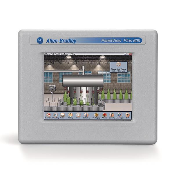 ALLEN BRADLEY 2711P-T6M20A PVP 6IN MONO DISPLAY, TOUCH, RS232/ENET COM, AC ALLEN BRADLEY 2711P-T6M20A PVP 6IN MONO DISPLAY, TOUCH, RS232/ENET COM, AC