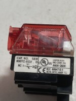ALLEN BRADLEY 800TC-XD2 PUSHBUTTON FINGER SAFE CONT BLKS