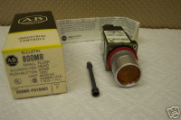 ALLEN BRADLEY 800MR-PA16AAS PUSHBUTTON 22MM FLUSH ILLUMIN 120V 1NO/1NC AMBER
