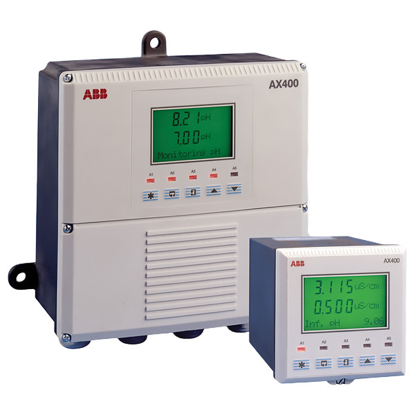 ABB  CONDUCTIVITY TRANSMITTER THREE RANGE .01 0.1 1.0