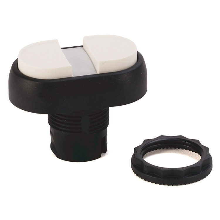 ALLEN BRADLEY 800FP-LU2EFFE PUSH BUTTON, PLASTIC BODY, TWO FUNCTION ILLUMINATED, POSITION B : WHITE PILOT, POSITION A : EXTENDED OPERATOR, RED WITH (O) SYMBOL, POSITION C : FLUSH OPERATOR, GREEN WITH (I) SYMBOL, SINGLE PACK ALLEN BRADLEY 800FP-LU2EFFE PUSH BUTTON, PLASTIC BODY, TWO FUNCTION ILLUMINATED, POSITION B : WHITE PILOT, POSITION A : EXTENDED OPERATOR, RED WITH (O) SYMBOL, POSITION C : FLUSH OPERATOR, GREEN WITH (I) SYMBOL, SINGLE PACK
