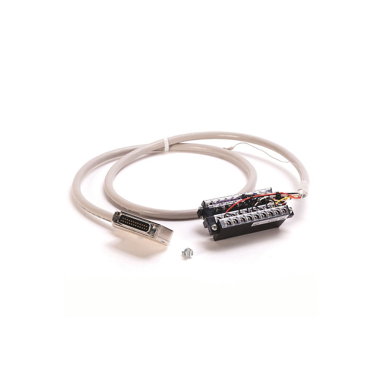 ALLEN BRADLEY 1492-ACAB010ED69 PREWIRED CABLE FOR 1769-IF8 (DIFF. CURRENT) ANALOG INPUT, 20 CONDUCTORS, #22 AWG, SHIELDED, W/TWO 1769-RTBN18 CONNECTORS & AIFM 25-PIN D-SHELL CONNECT