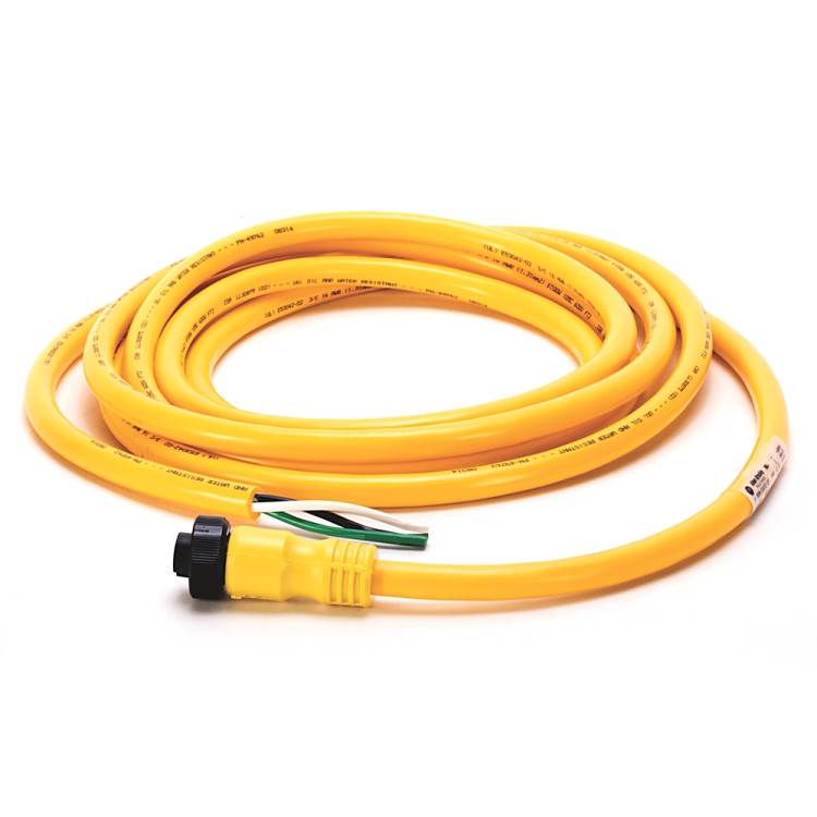 ALLEN BRADLEY 889N-F3AEA-12F MINI/MINI PLUS, FEMALE, STRAIGHT, 3-PIN, PVC CABLE, YELLOW, UNSHIELDED, AUTOMOTIVE COLOR CODED, NO CONNECTOR, 12 FEET (3.66 METERS) ALLEN BRADLEY 889N-F3AEA-12F MINI/MINI PLUS, FEMALE, STRAIGHT, 3-PIN, PVC CABLE, YELLOW, UNSHIELDED, AUTOMOTIVE COLOR CODED, NO CONNECTOR, 12 FEET (3.66 METERS)