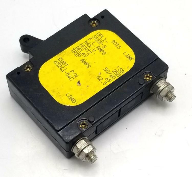 AIRPAX UPL1-3222-3 CIRCUIT BREAKER 50AMP 1POLE 250VOLTS 50/60HZ AIRPAX UPL1-3222-3 CIRCUIT BREAKER 50AMP 1POLE 250VOLTS 50/60HZ
