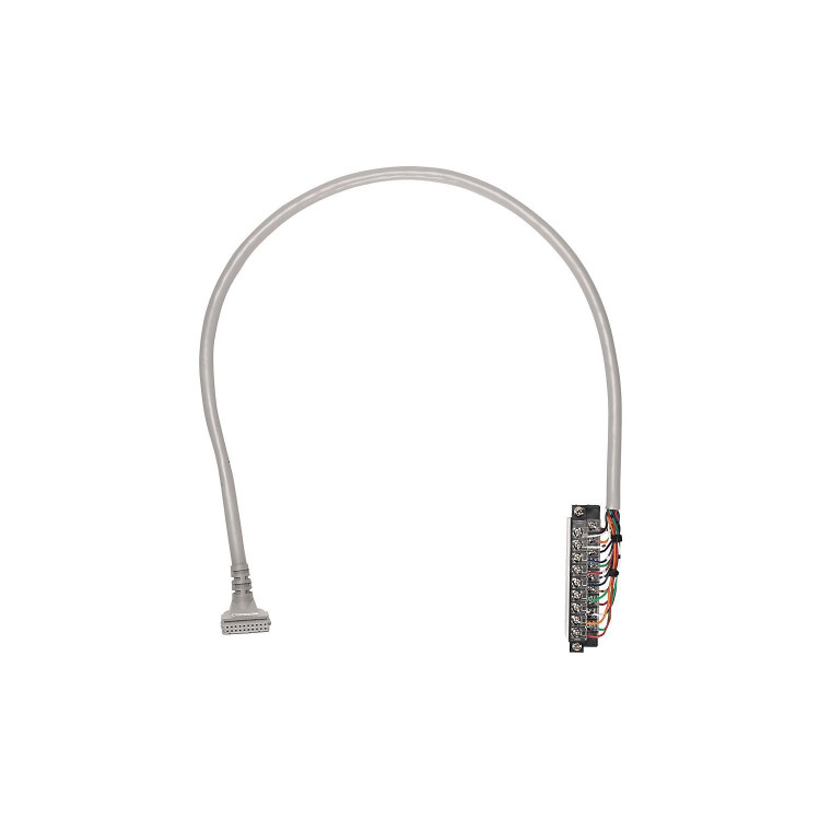 ALLEN BRADLEY 1492-CAB025A69 PREWIRED CABLE FOR 1769-IA16 MODULE, 20 CONDUCTOR, #22 AWG, W/1769-RTBN18 AND 20-PIN IFM CONNECTOR, LENGTH 2.5 METER (8.2 FEET)