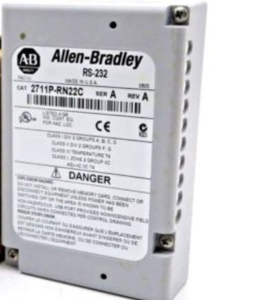 ALLEN BRADLEY 2711P-RN22C RS232 ISOLATED COMMUNICATION MODULE ALLEN BRADLEY 2711P-RN22C RS232 ISOLATED COMMUNICATION MODULE