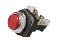 ALLEN BRADLEY 800MR-N1R CAP,RED COLOR FOR PILOT LIGHT