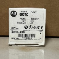 ALLEN BRADLEY 800TC-XD2V FINGER SAFE CONT BLKS