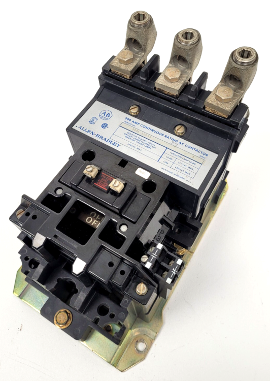 ALLEN BRADLEY 500L-EOD92 CONTACTOR LIGHTING 200AMP 2PL 600VAC W/120VAC COIL ALLEN BRADLEY 500L-EOD92 CONTACTOR LIGHTING 200AMP 2PL 600VAC W/120VAC COIL
