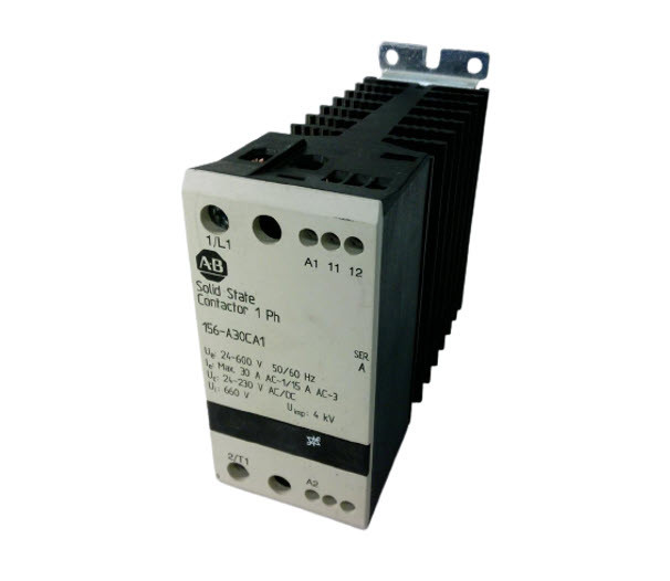 ALLEN BRADLEY 156-A30CA1 156 SOILD STATE CONTACTOR, 30 AMPERES, LINE VOLTAGE 24-480V AC, CONTROL VOLTAGE 24-230 V AC/DC, SINGLE PHASE ALLEN BRADLEY 156-A30CA1 156 SOILD STATE CONTACTOR, 30 AMPERES, LINE VOLTAGE 24-480V AC, CONTROL VOLTAGE 24-230 V AC/DC, SINGLE PHASE