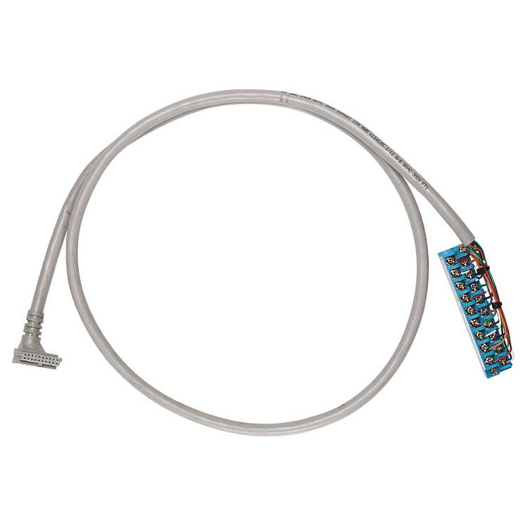 ALLEN BRADLEY 1492-CABLE-025M PRE-WIRED CABLE FOR DIGITAL I/O MODULES, CABLE TYPE M, 20 CONDUCTOR, 22 AWG, W/ 1771-WN CONNECTOR, 2.5 METER (8.2 FEET)