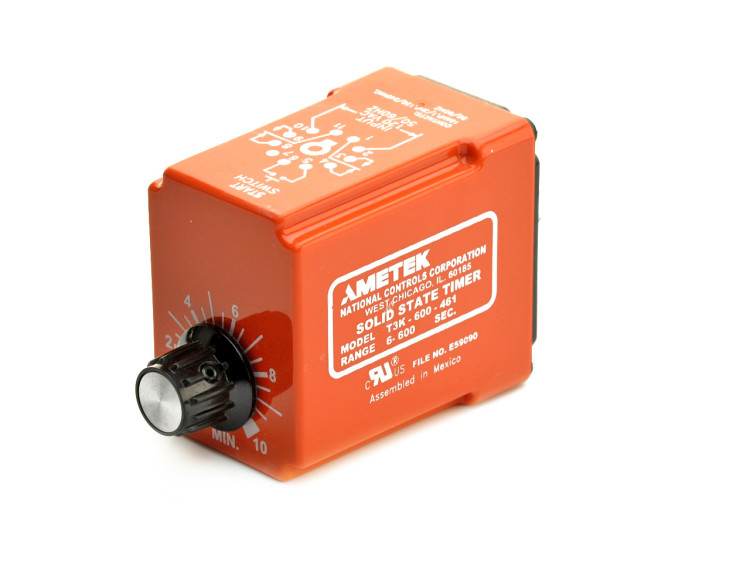 AMETEK 419-0064 TIMER 6-600SEC 120VAC 50/60HZ 10AMP 11PIN AMETEK 419-0064 TIMER 6-600SEC 120VAC 50/60HZ 10AMP 11PIN