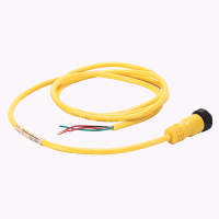 ALLEN BRADLEY 889N-F3AEA-6F MINI/MINI PLUS, FEMALE, STRAIGHT, 3-PIN, PVC CABLE, YELLOW, UNSHIELDED, AUTOMOTIVE COLOR CODED, NO CONNECTOR, 6 FEET (1.83 METERS)