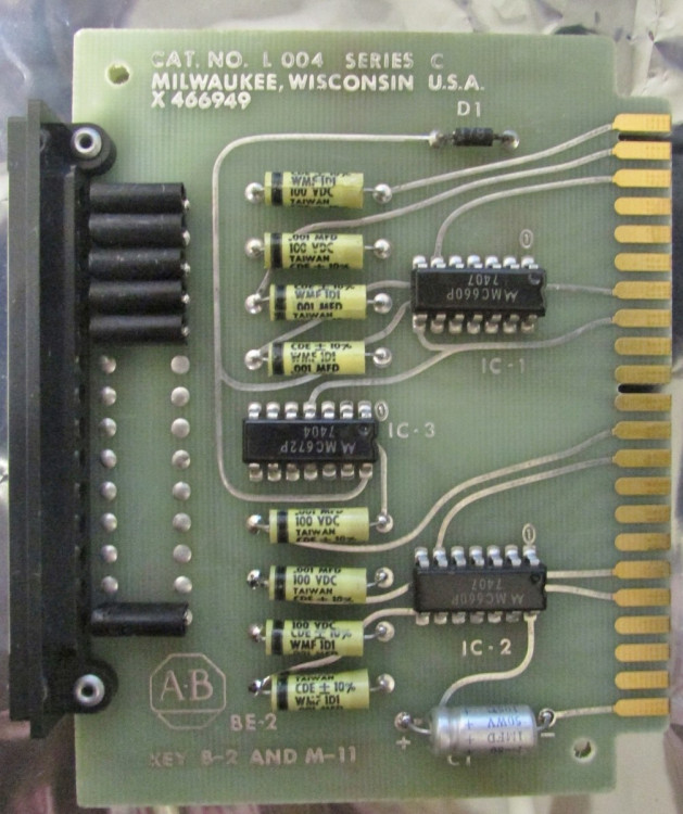 ALLEN BRADLEY 1720-L004 PC BOARD 4 INPUT OR GATES ALLEN BRADLEY 1720-L004 PC BOARD 4 INPUT OR GATES