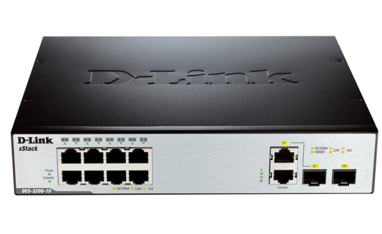 Коммутатор D-Link DES-3200-10, 8 Коммутатор D-Link DES-3200-10, 8