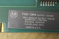 ALLEN BRADLEY 7100-OAA 120VAC OUTPUT MODULE