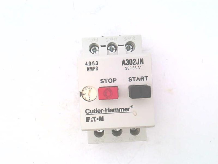 EATON CORPORATION A302JN  MANUAL STARTER PROTECTOR 4-6.3AMP
