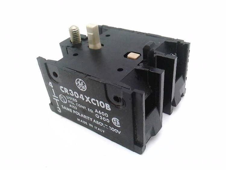 GENERAL ELECTRIC CR304XC10B CONTACT 1NO SAME POLARITY ABOVE 300V GENERAL ELECTRIC CR304XC10B CONTACT 1NO SAME POLARITY ABOVE 300V