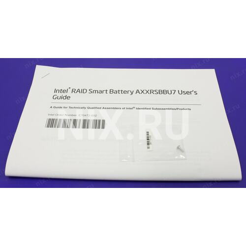 Батарейный модуль Intel® RAID Smart Батарейный модуль Intel® RAID Smart