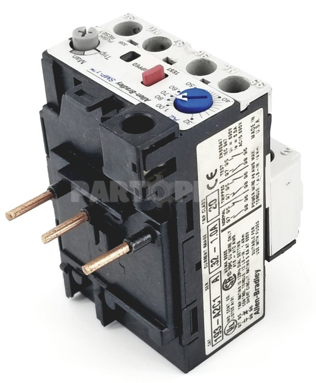 ALLEN BRADLEY 193-A2C1 OVERLOAD RELAY 600VAC MAX .32-1.00A 1NO/1NC ALLEN BRADLEY 193-A2C1 OVERLOAD RELAY 600VAC MAX .32-1.00A 1NO/1NC
