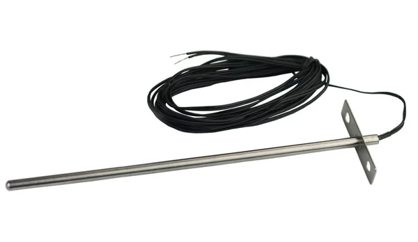 DUCT TEMPERATURE SENSOR | 10K-2 THERMISTOR | 8" STAINLESS STEEL PROBE | OUTPUT SIGNAL RESISTANCE | MUST SPECIFY [1] ENCLOSURE [2] OPTIONS