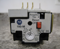 ALLEN BRADLEY 193M-B60 BIMETALLIC OVERLOAD RELAY, SETTING RANGE [A] - 4...6